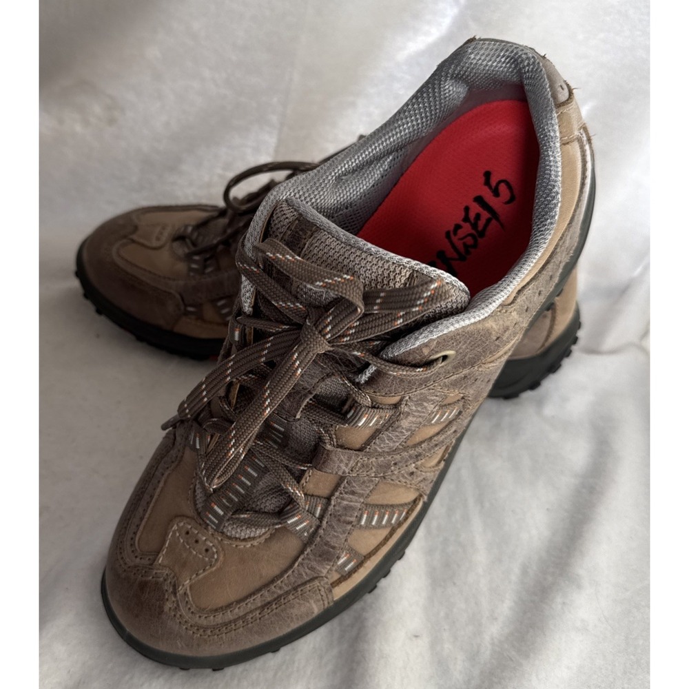 ECCO Receptor Women's Brown Sneaker Shoe Sz EU 39 US 8.5 Outdoor Hike Walk